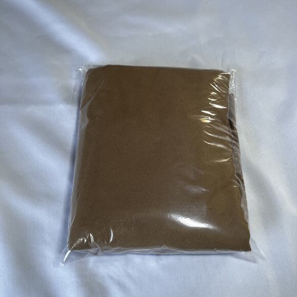 Pottery Barn Faux Suede Euro Sham Sand Tan Western 31" for 26" Insert **FLAW** - Picture 8 of 8